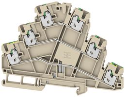 Durchgangs-Reihenklemme WM S3T 2.5mm² 24A 800V Feder 2×3 TH35 be