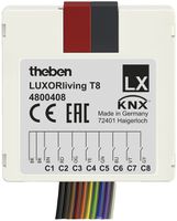 EB-Tasterschnittstelle KNX Theben LUXORliving 8-Kanal