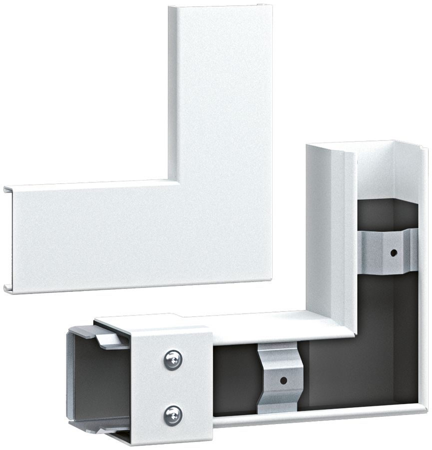 Angle plat tehalit FWK-Plus 60×60mm blanc trafic