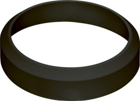 Frontring zu Lara Vario Flex Ø250mm schwarz