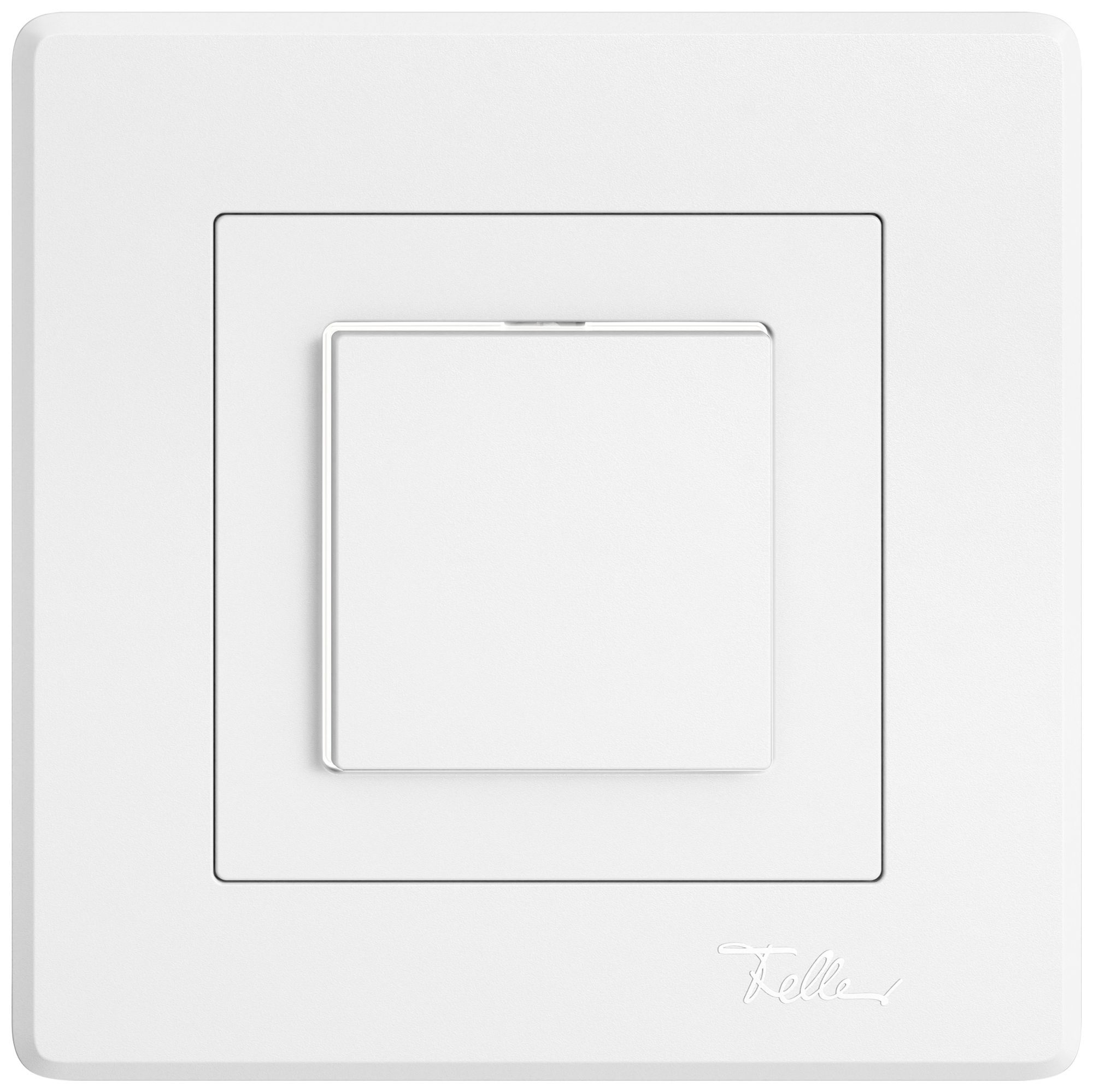 Poussoir ENC EDIZIO.liv SNAPFIX® ARL/1P lat.blanc bc