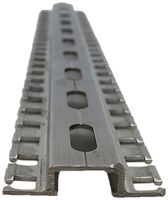 Barre profilée combinée Plica 7.5×35mm 3m, aluminium