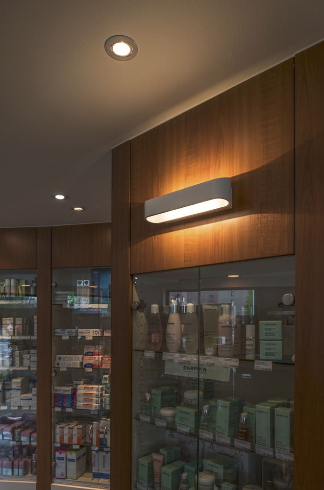 Applique LED SLV ASSO 300, 22W 2000…3000K 530lm IP20 blanc