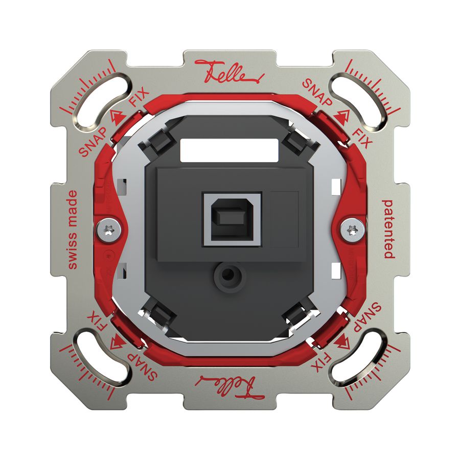 UP-USB-Datenschnittstelle KNX Feller SNAPFIX® USB-Buchse Typ B