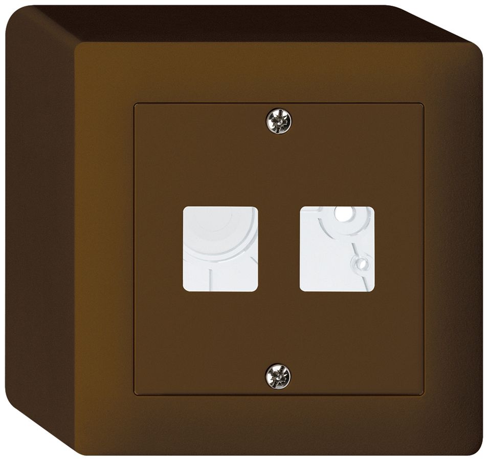 Kit frontale AP kallysto Q per 2 moduli marrone