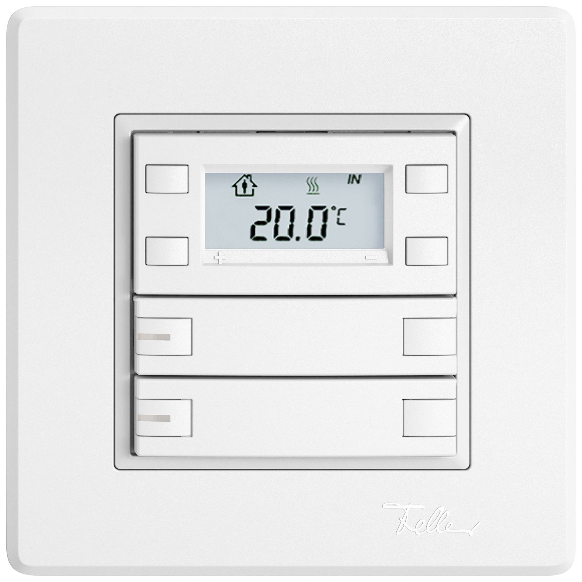 UP-RTH-Taster EDIZIO.liv SNAPFIX® m.RGB-LED 2×Taste 2-Tbed.ws