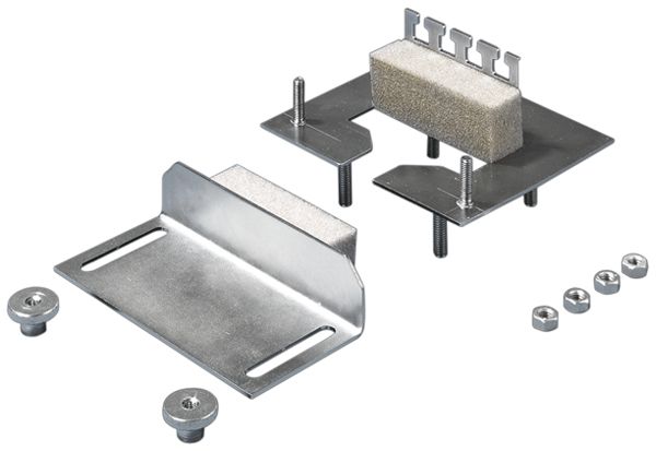 Passe-câbles Rittal CP 6052.500 pour Comfort-Panel Ø130mm acier gris