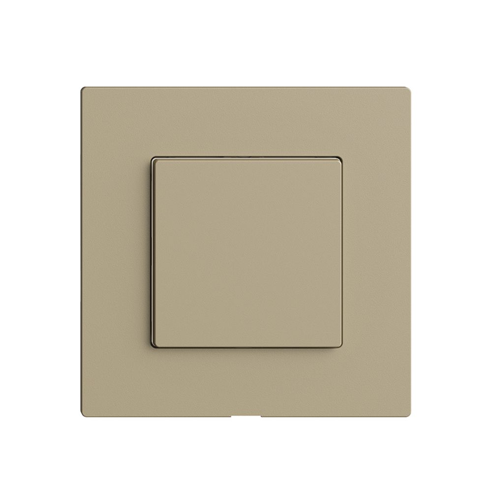 Druckschalter 1K/1T WLAN Edue Wiser sand