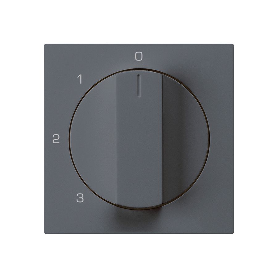 Abdeckset kallysto zu Drehschalter 0123 anthrazit