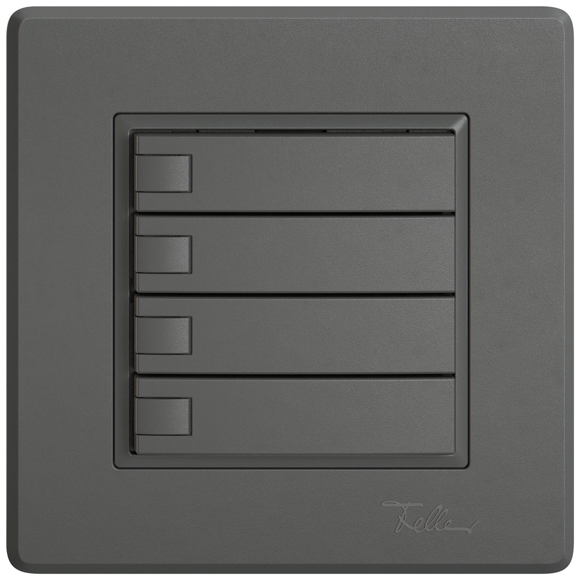 UP-Universaltaster EDIZIO.liv UNI SNAPFIX® 5…48V o.LED 4× 1-Tbed.dgu