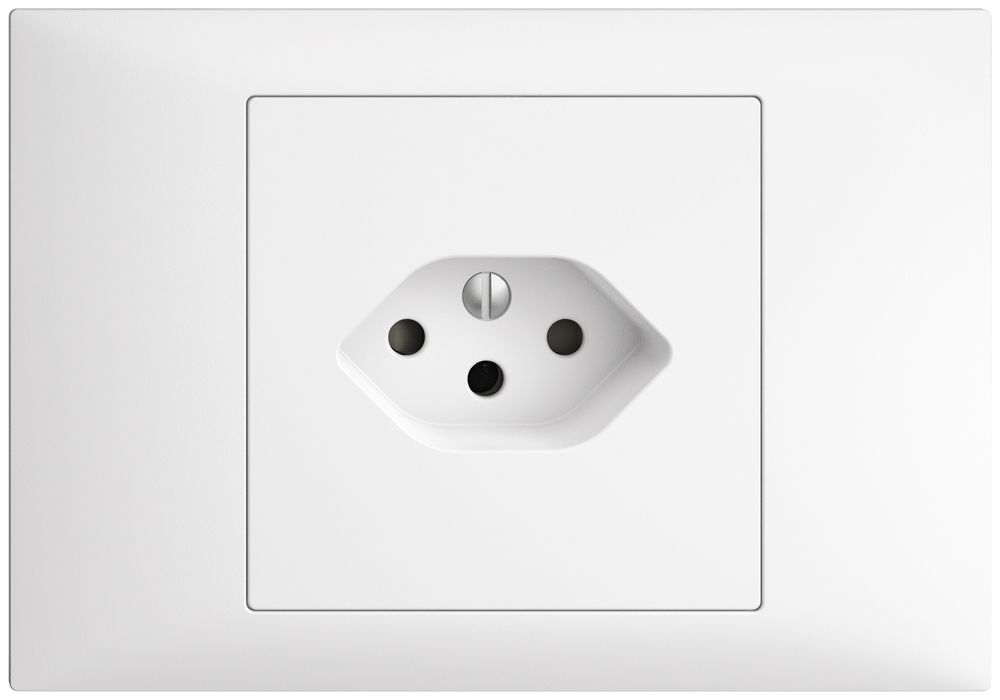 EB-Steckdose EDIZIOdue BKE T13 weiss