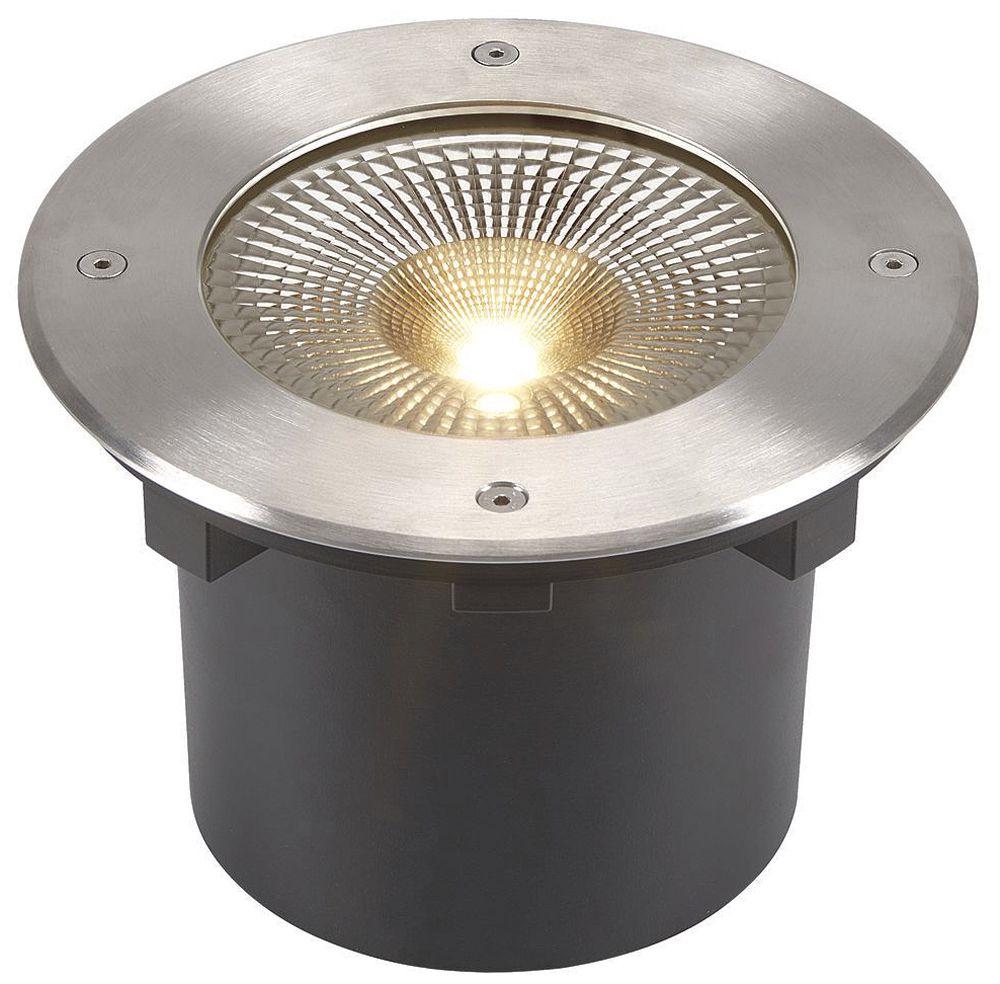 EB-LED-Bodenleuchte SLV ROCCI 200 EL 16W 1530lm 3000K rund Edelstahl IP65