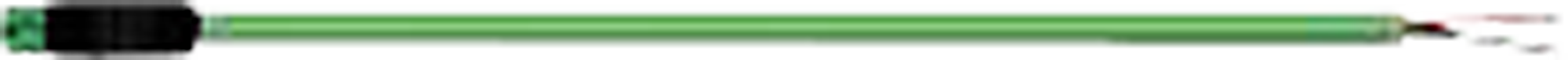 Anschlussleitung 2P L=1m grün Bus-KNX mit 1 Stecker BST14i2KFS