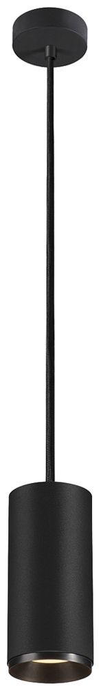 Lampada sospesa LED SLV NUMINOS L DALI 28W 2340lm 3000K 36° Ø100×213mm nero