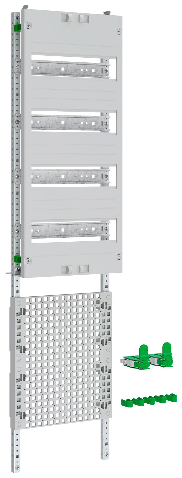 Installations-Set Pragma multi Kombination DIN und Media 1 Feld 7 Reihen