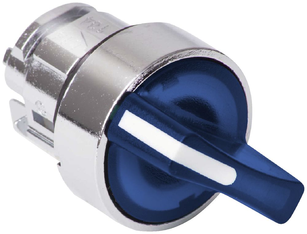 Manette rotative lumineuse Schneider Electric bleu