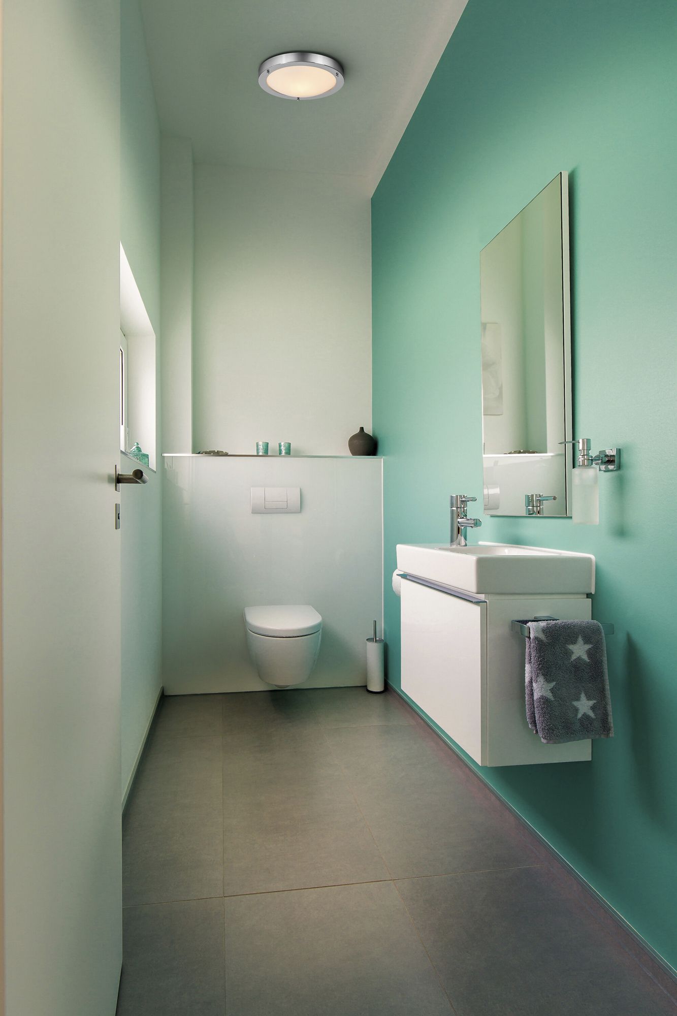 Plafonnier LEDVANCE Bathroom E27 1×0…15W IP44 Ø310mm chrome