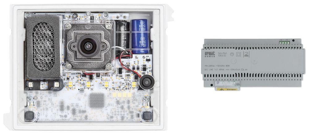 Kit interphone portier audio/vidéo base Urmet Alpha 1783/724