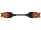 Verbindungsleitung Woertz 49343/C3 3×2.5mm² 250V 20A 3m or Buchse-Stecker Cca