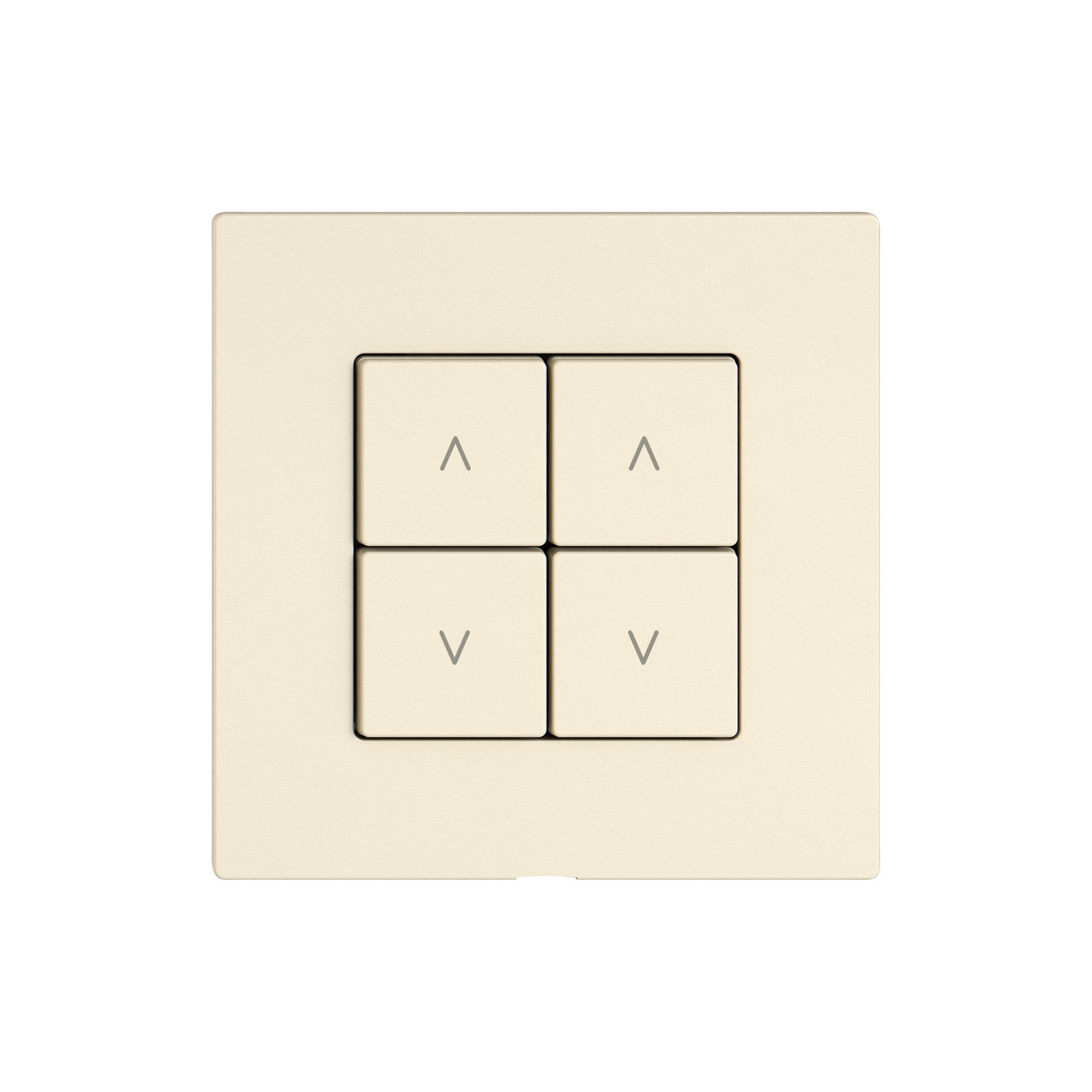 Kit di montaggio EDIZIO.liv Wiser SNAPFIX® p.tapparelle 2C 4T cr