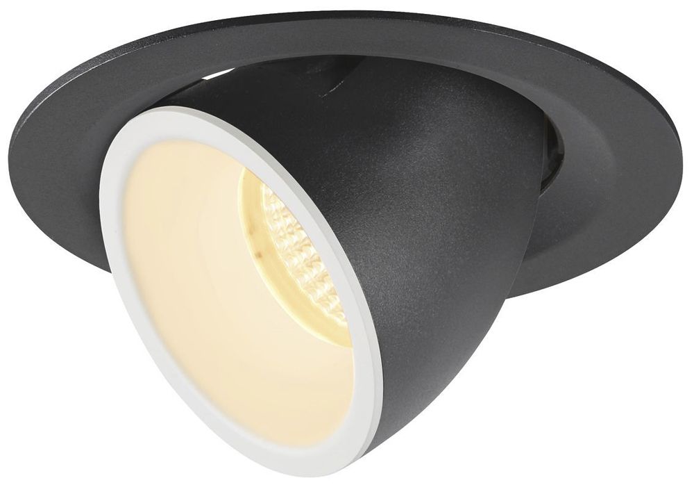 EB-LED-Downlight SLV NUMINOS GIMBLE M, 17.5W 500mA 1600lm 3000K 20° sz/ws