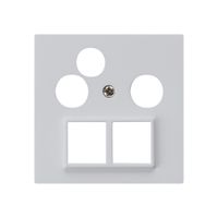 Frontplatte HMS kallysto für R/TV-Daten hellgrau