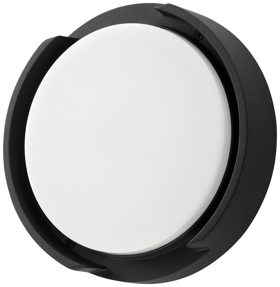 LED-Decken-/Wandleuchte  LARGO 9W 840lm 3000K/4000K IP66 direkt 270mm schwarz