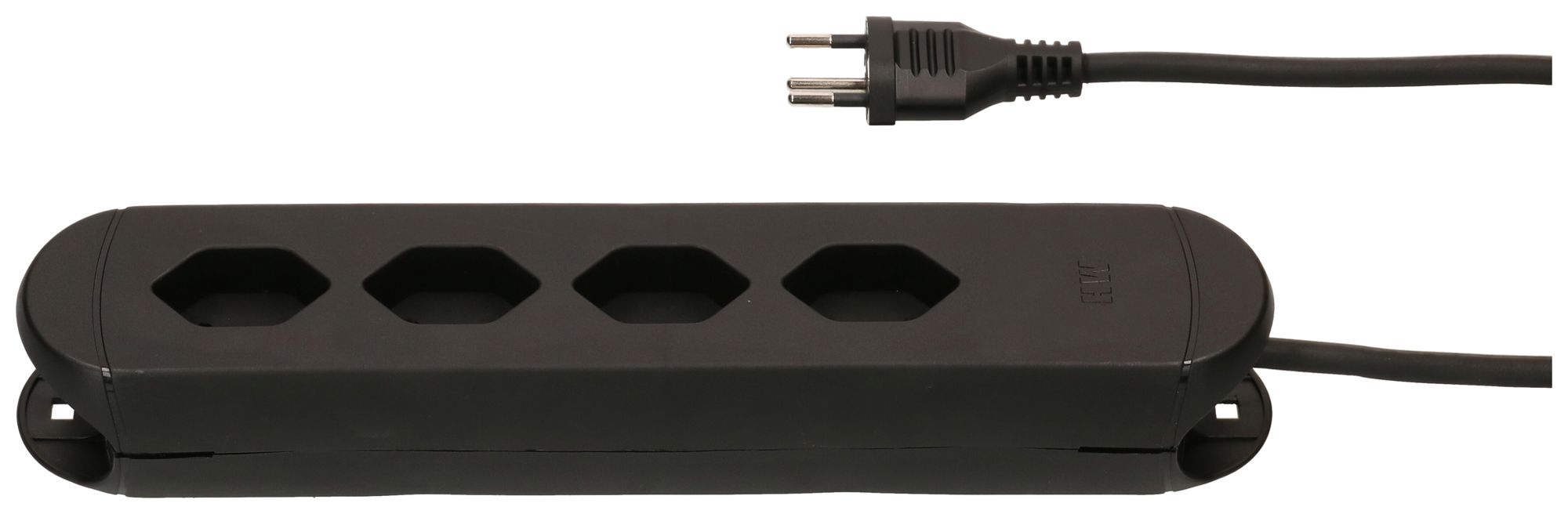 Steckdosenleiste MH Construct Line 4×T13 3m 3×1.5mm² IP20 schwarz