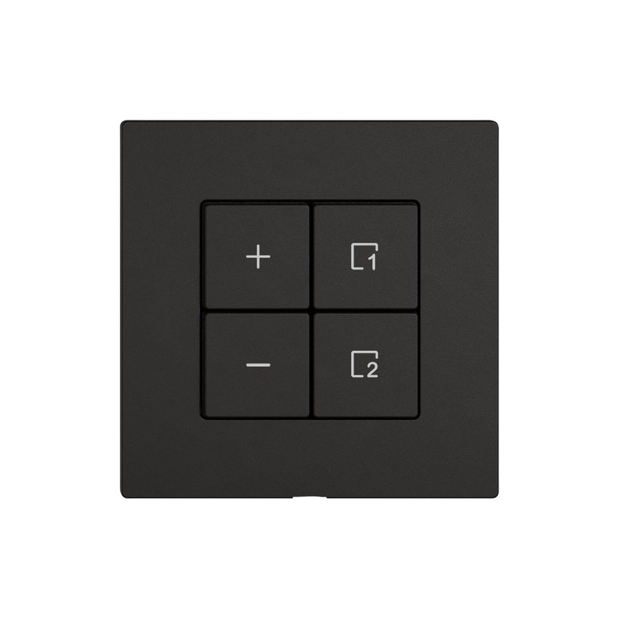 Kit di montaggio EDIZIO.liv Wiser SNAPFIX® p.dimmer 1C scena 4T ne