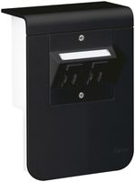 Geräteträger Hager für SL20080 schwarz 2×Kat.5e