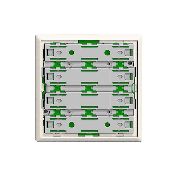 Plaque frontale EDIZIOdue universel 1…8 touches blanc sans LED