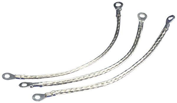 Trefolo messa a terra confez.ERIFLEX BJ6-200S 6mm² 200mm 45A tondo Cu stagnato