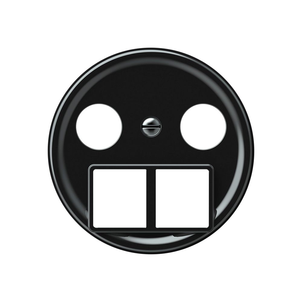 Frontset origin HMS Antennendose R/TV schwarz