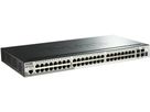 Switch D-Link DGS-1510-52X/E, 52-port smart managed Layer2/3 Gigabit