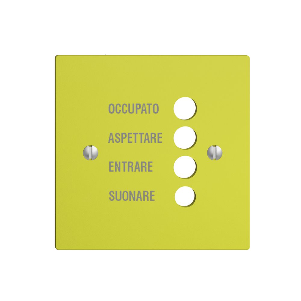 Plaque frontale EDIZIOdue lemon italien