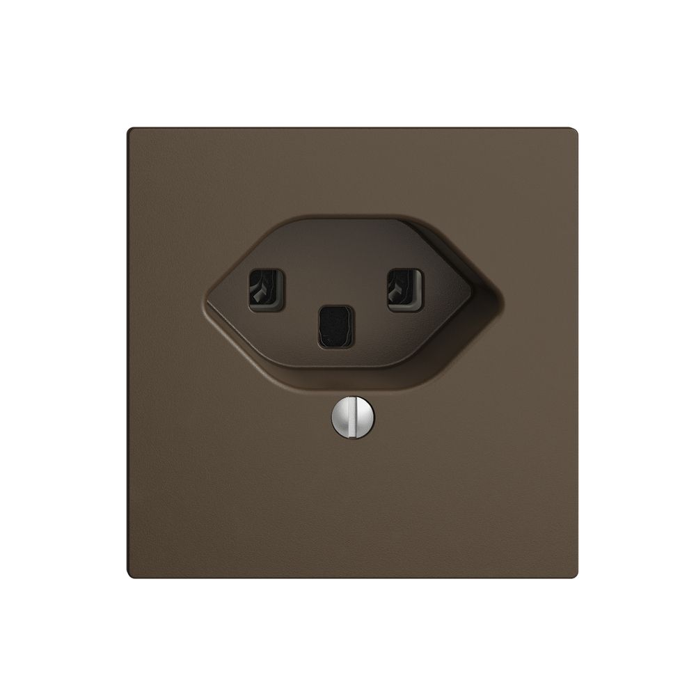 Prise ENC EDIZIOdue T23 16A coffee, bornes à vis