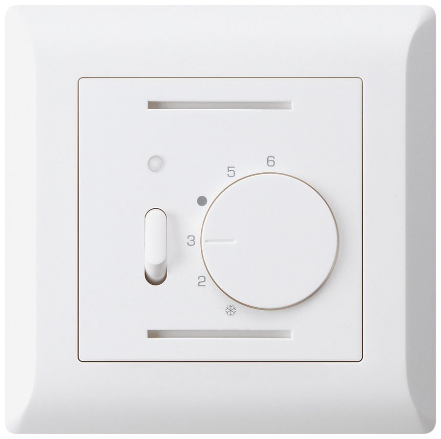 UP-Raumthermostat kallysto.line weiss mit Schalter
