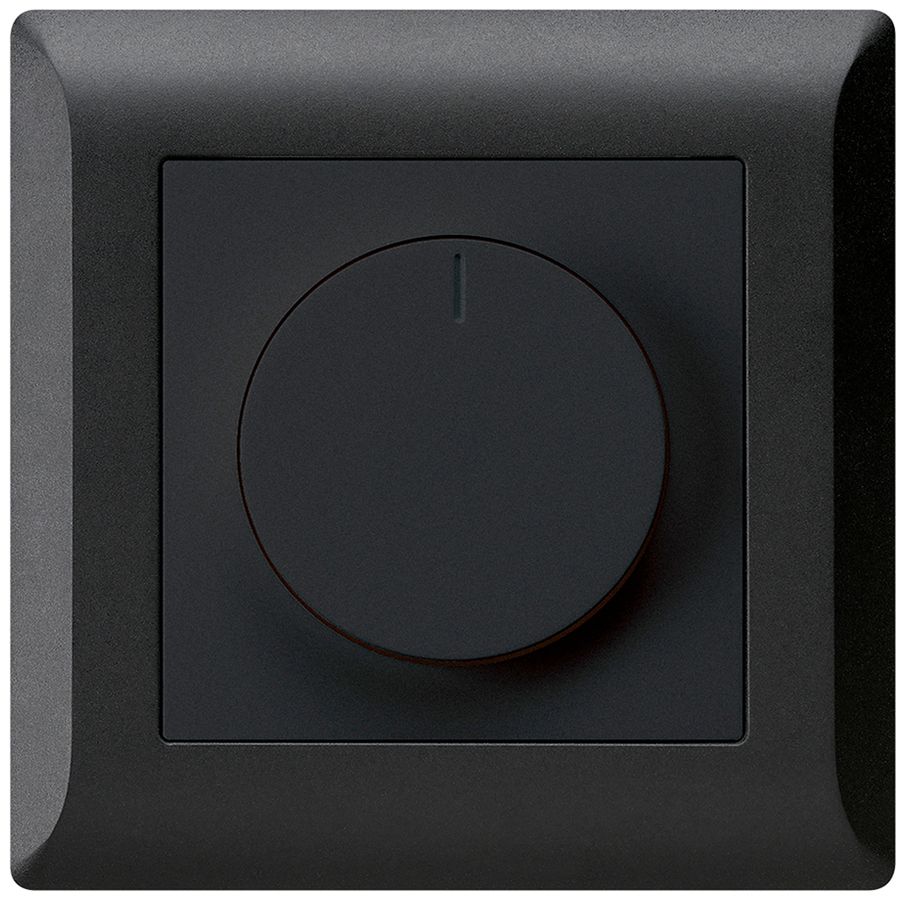 UP-Drehdimmer kallysto.line Phasenanschnitt 20…500VA schwarz