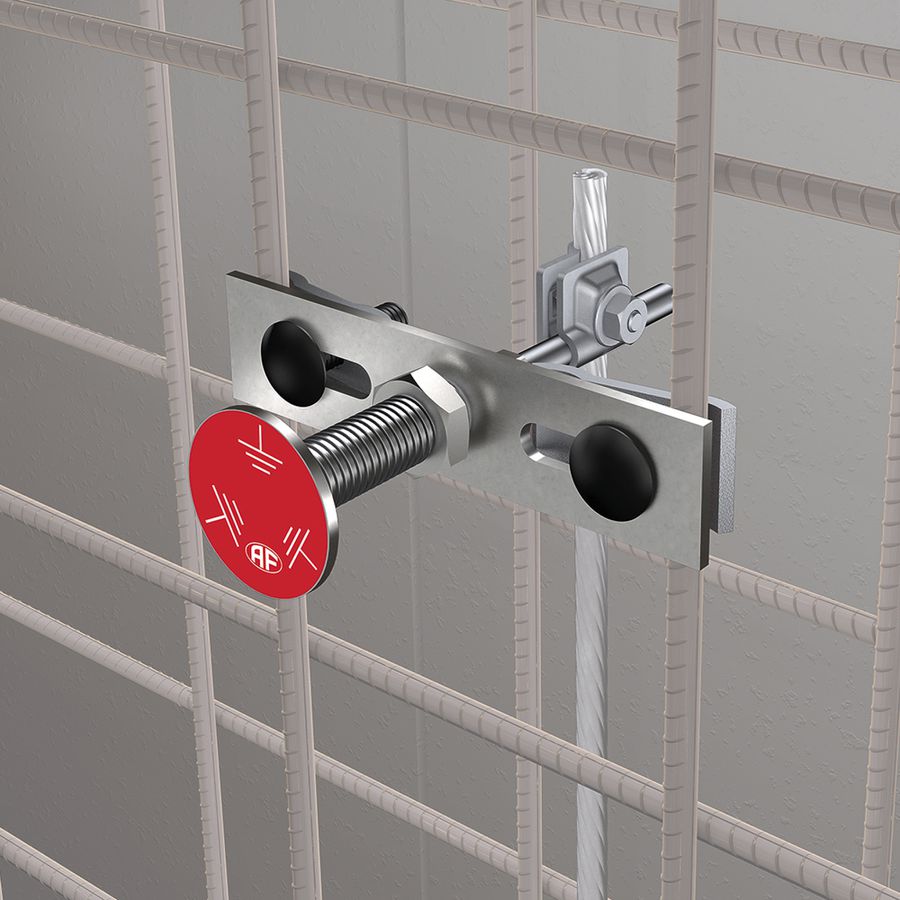 Anschliessgarnitur Flury FE 64 Vario M10×25 mm Ø6…22mm Inox A4