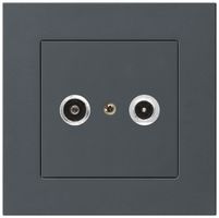 UP-Antennendose kallysto.pro R/TV 23dB 2GHz anthrazit