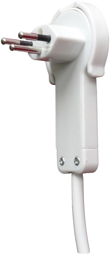 Fiche angulaire ELBRO T12 plate blanc