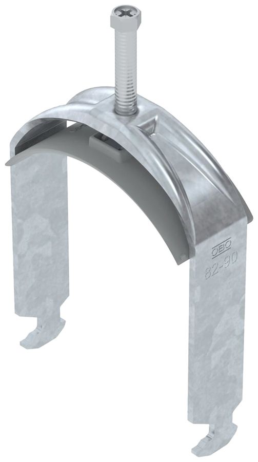 Fixation rapide BET 2056 pied à H mat.synthétique 82…90mm 1×câble acier Zn-ch-im