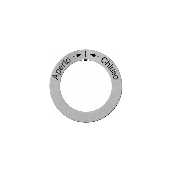 Disque indicateur Aperto->I<-Chiuso Al AG SS,GUP SS