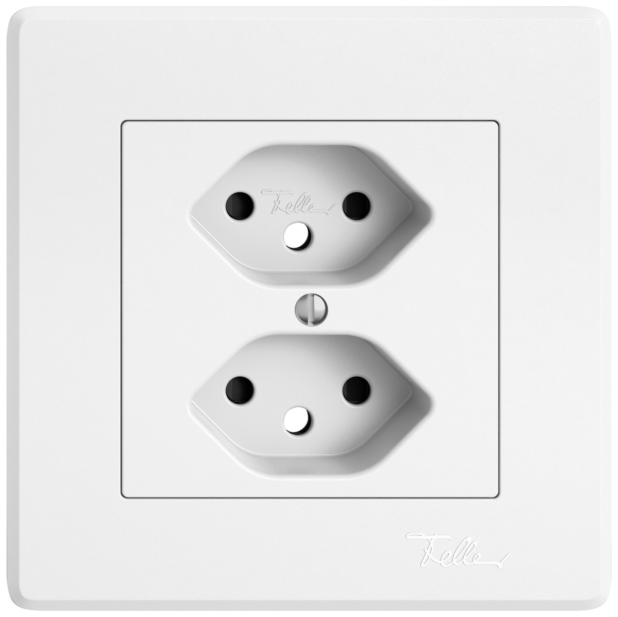 UP-Montageset EDIZIO.liv SNAPFIX® für 2×T13 mit Frontlinse Shutter ws