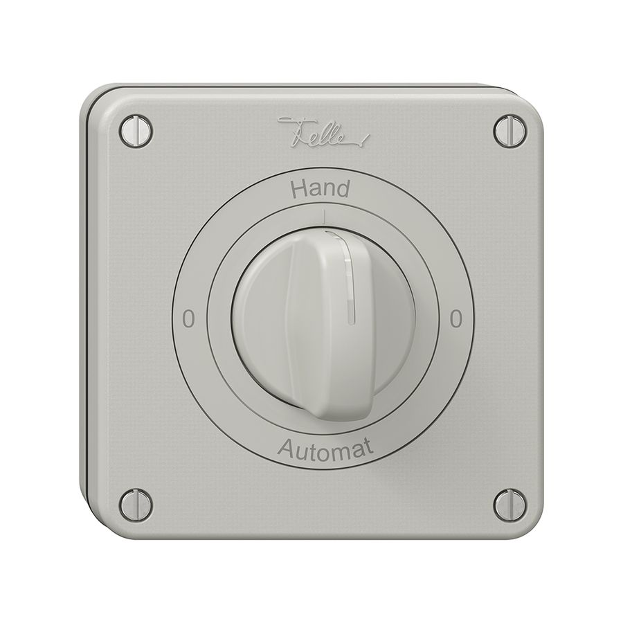 Interrupteur rotatif NUP NEVO, 2/1 L, avec manette, KS, 0-Hand-0-Automat, grc