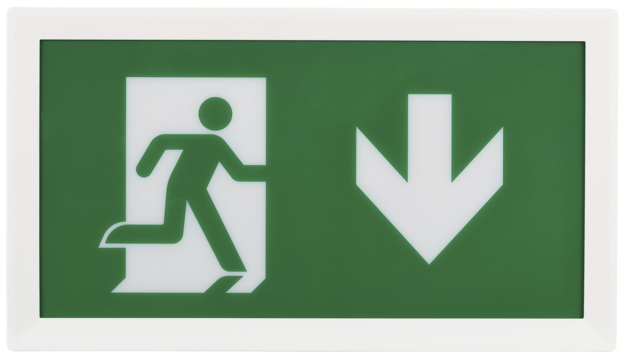 LED-Rettungszeichenleuchte Sylvania LiFeSafe Wand 3h BS Pt weiss