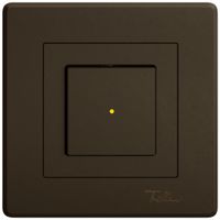 UP-Leuchtdruckschalter EDIZIO.liv SNAPFIX® 3/2L Frontlinse KS gelb br