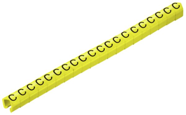 Marqueur de conducteur Weidmüller CLI C MP p.Ø3…4mm 3×5.5mm impression: N jaune