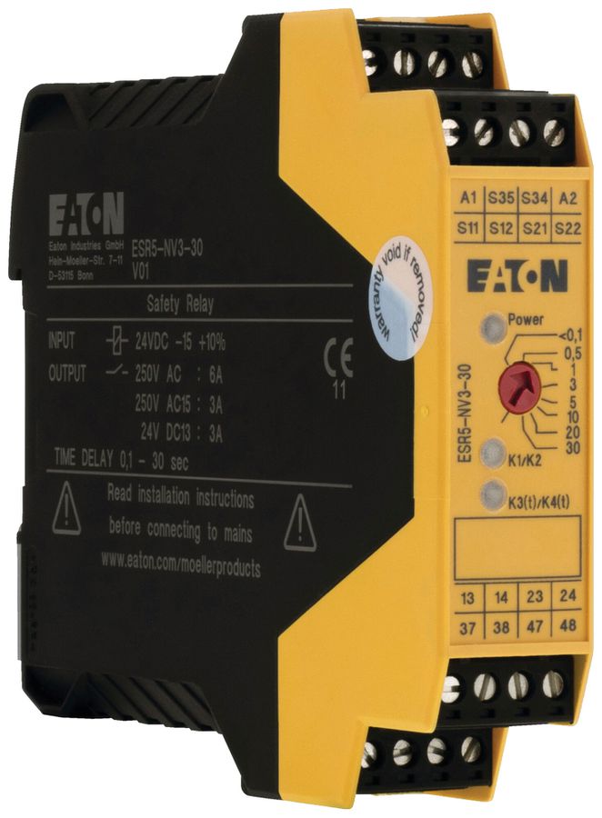 Überwachungsrelais Eaton ESR5-NV3-30 24VDC 5A 22.5×99×114.5mm