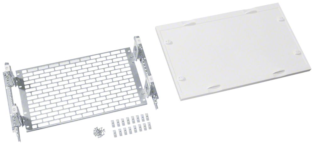 Kit Hager univers N 300×500mm avec plaque de montage perforée